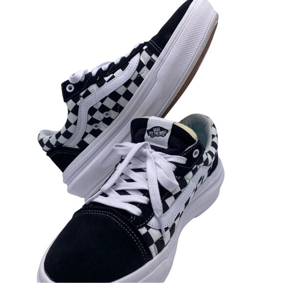 Vans Checkerboard Sneakers Black & White Size 11 for Men - Picture 2 of 8